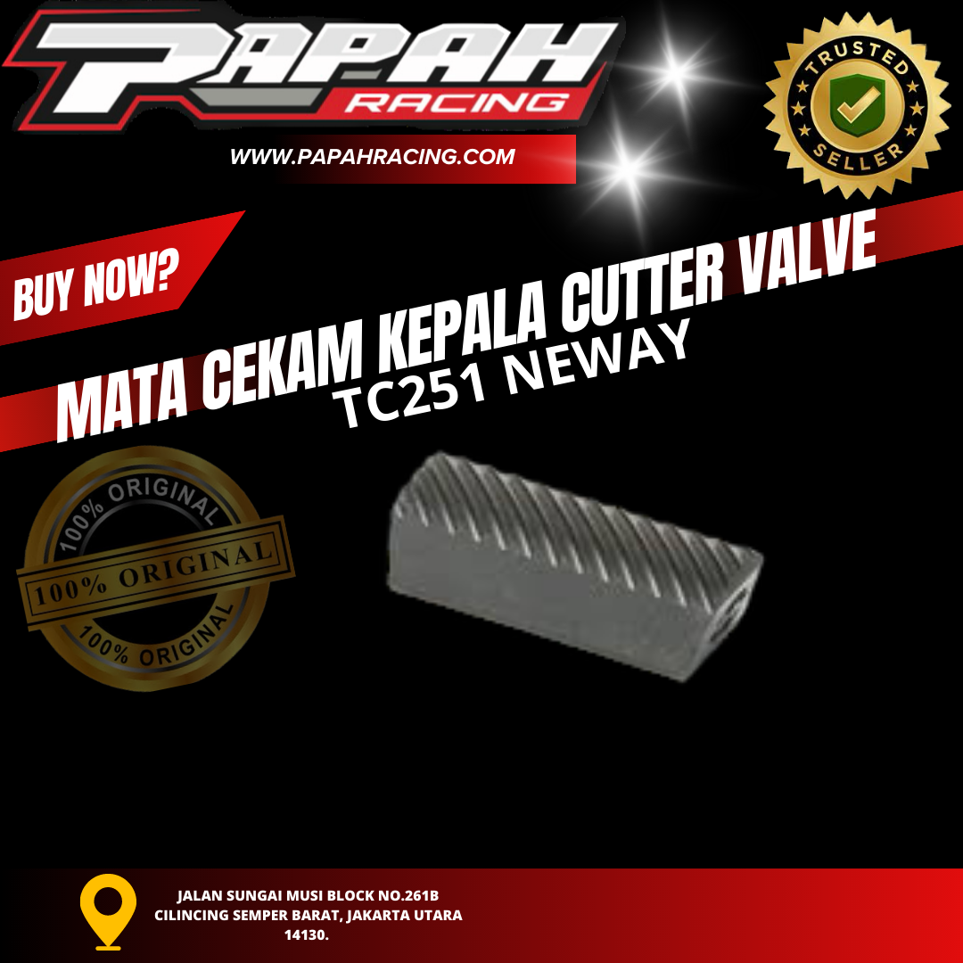 MATA CEKAM KEPALA CUTTER VALVE TC251 NEWAY (1pcs)